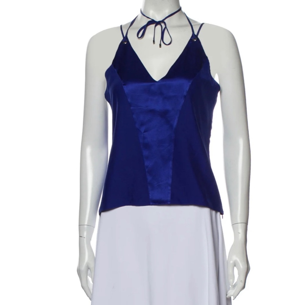 Barbara Bui Silk Strappy Tank